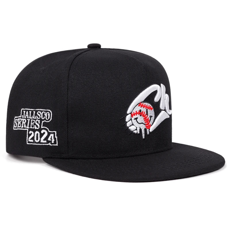 Snapback Hat CH Tennis Embroidery Backstage Hip Hop Hat