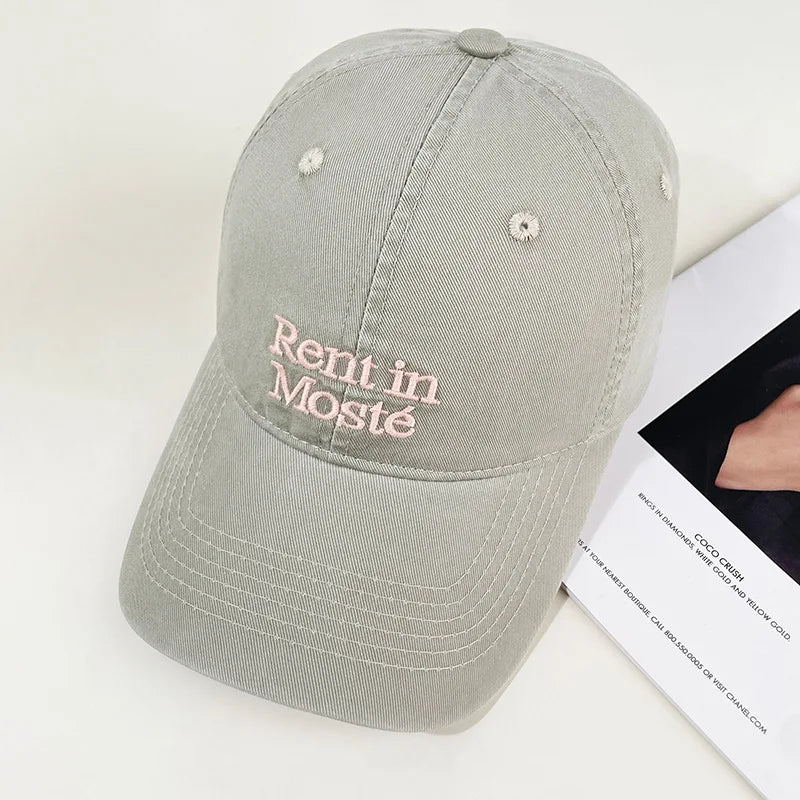 Soft Top Construction Embroidered Baseball Cap