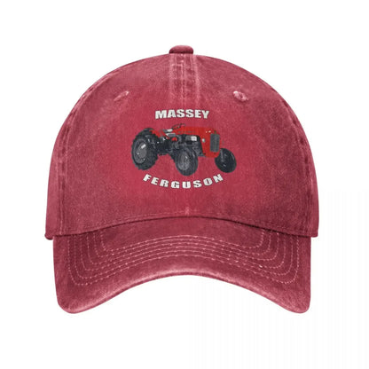 Massey Ferguson Men Women Baseball Cap Machine Distressed Cotton Hats Cap