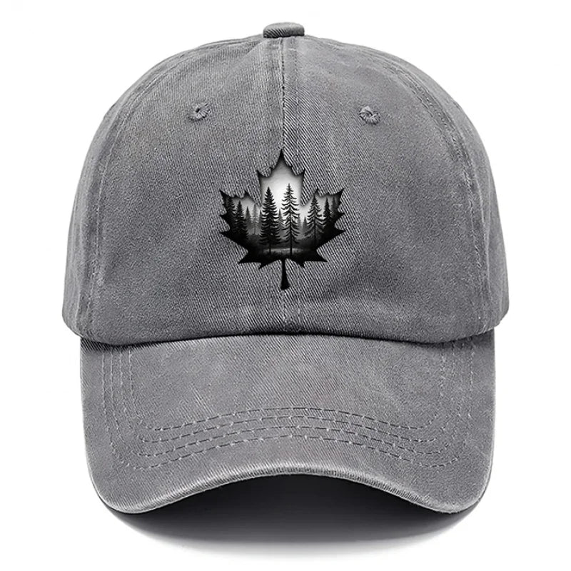 Design Style Maple Leaf Printed Hat