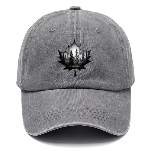 Design Style Maple Leaf Printed Hat