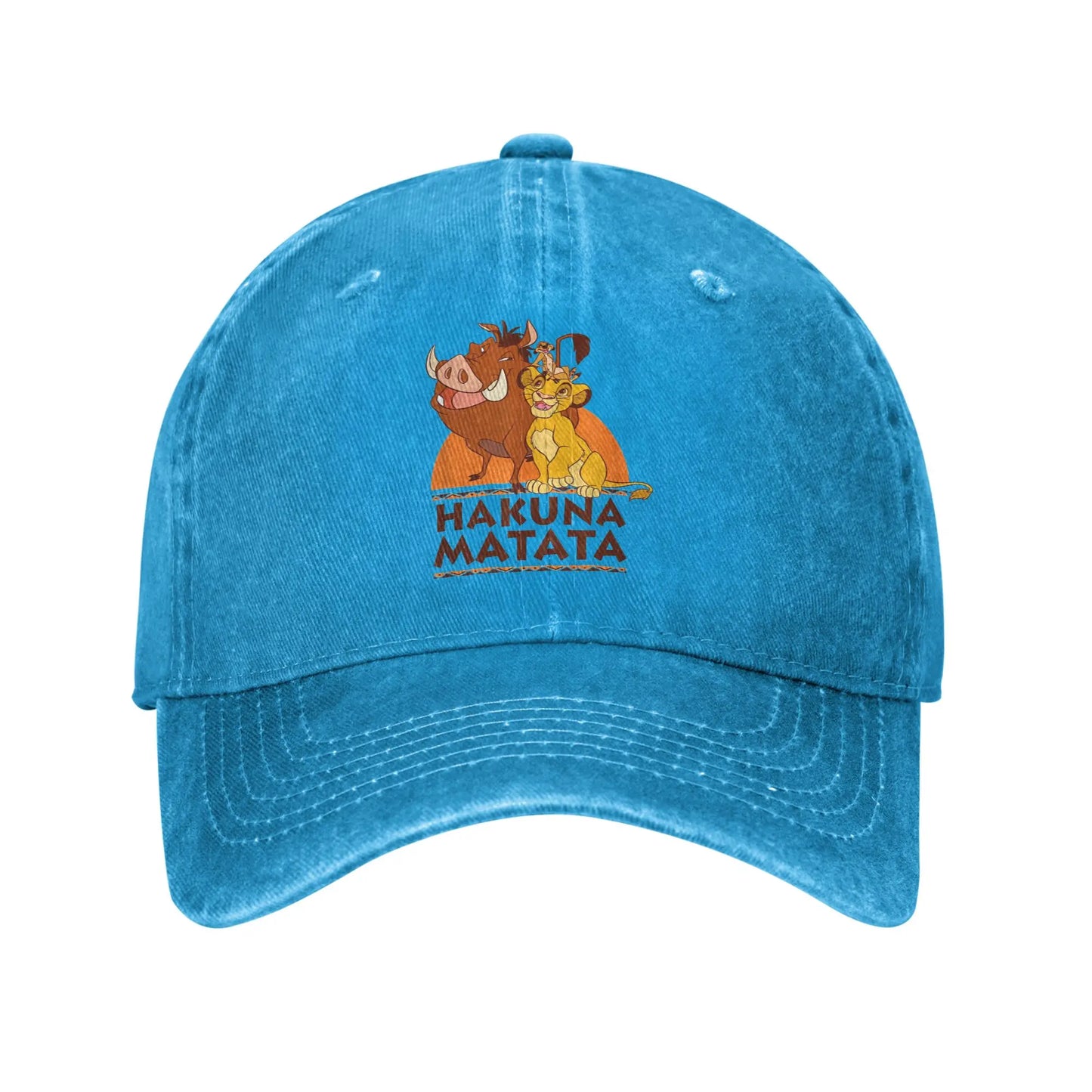 The Lion King Hakuna Matata Simba Timon Pumbaa Summer Hip Hop Hats For Female Male