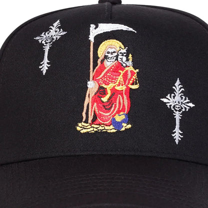 Unisex Gothic Cross Embroidery Baseball Caps Spring Autumn