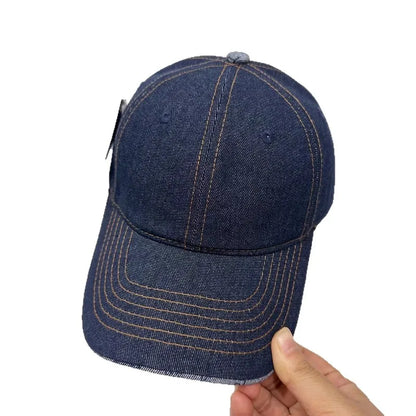 Cross-Border Classic Washed Denim Baseball Cap