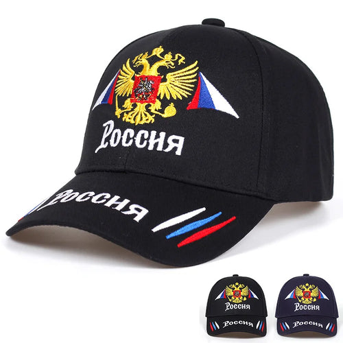 Russia Baseball Caps Russia Badge Embroidery Golf Caps