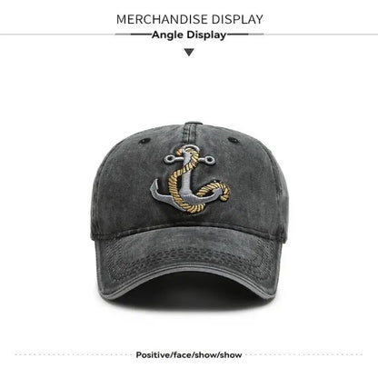 Hat Men Spring Summer Trend Embroidered Cowboy Baseball Hat Duck Tongue Hat Outdoor Travel Sunshade Hat
