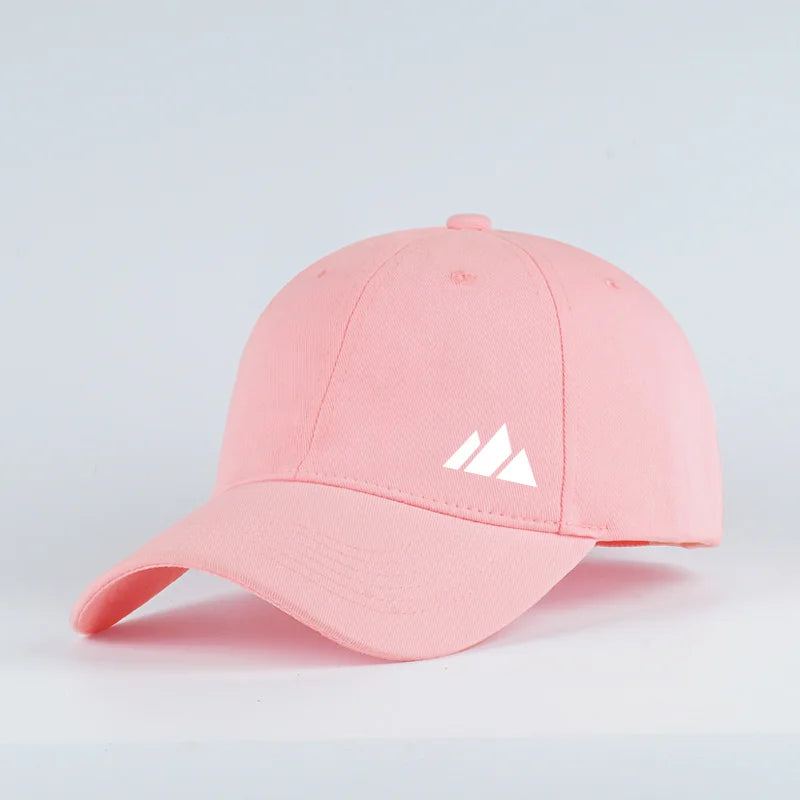 Stylish and Minimalist Mountain Print Soft Peak Baseball Cap with Adjustable Curved Brim Perfect For Hiking