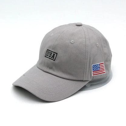 New Simplicity Hats American Flag USA Letters Embroidery Baseball Caps Men And Women