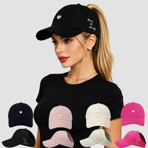 Women's High Ponytail Baseball Cap