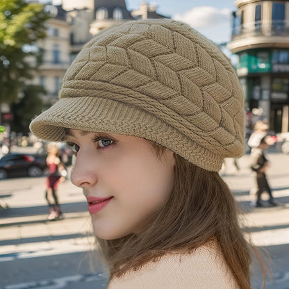 Retro Women's Winter Warm Knitted Cap