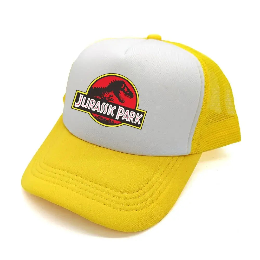 Jurassic Park Trucker Cap Men Funny Jurassic Park Dinosaur Hat Baseball Cap