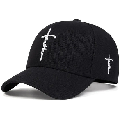 Fashion Faith Embroidery Baseball Cap Men Women