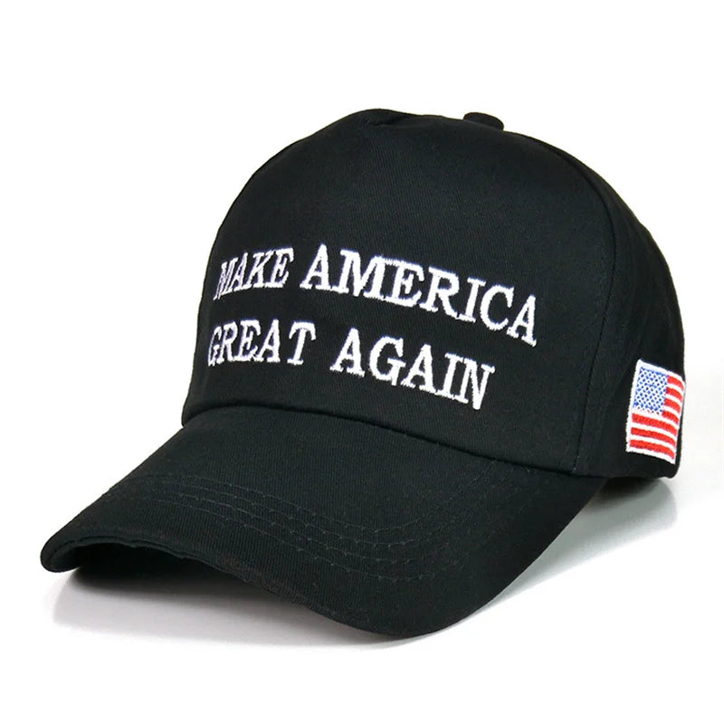 Adult Hats and Caps Make America Great Again Red Peaked Baseball Cap