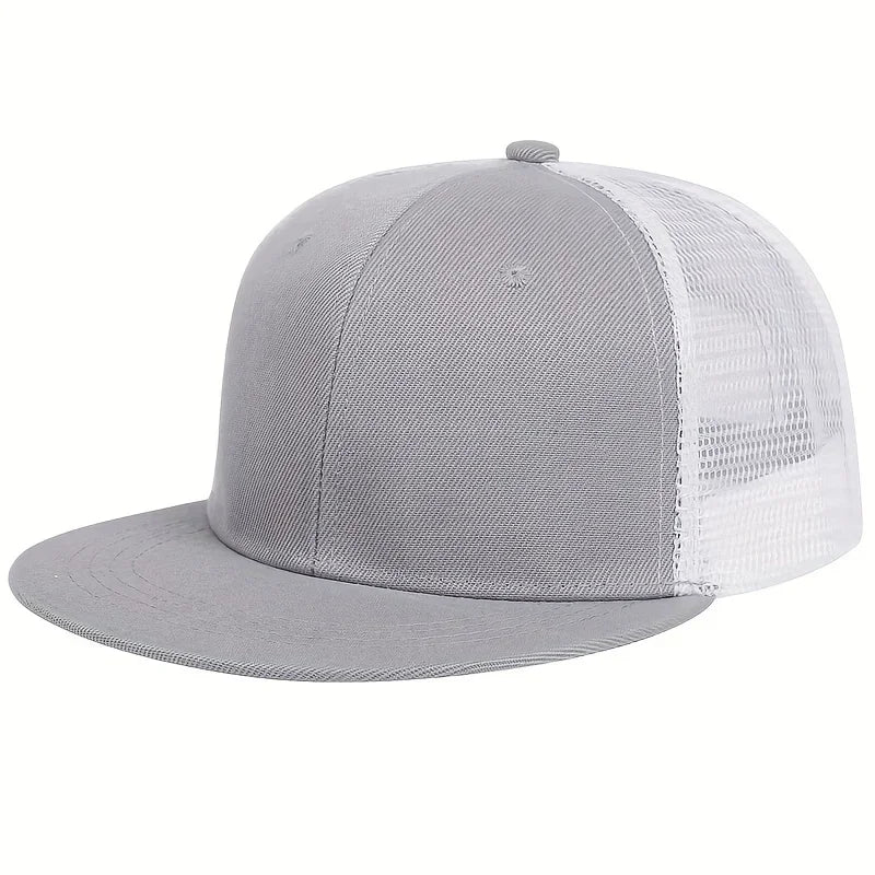 Unisex Solid Color Splicing Hip-hop Hats Spring Autumn