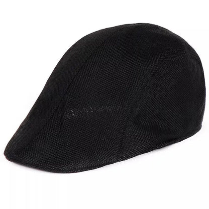 Breathable Linen Cotton Beret Hat Fashion Lightweight Beret Caps