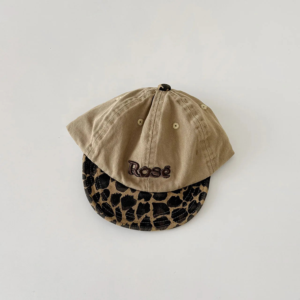 Fashion Leopard Print Baby Baseball Hat