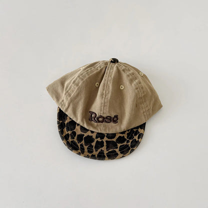 Fashion Leopard Print Baby Baseball Hat