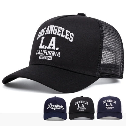 Simple Creative Letter Embroidery Breathable Baseball Caps Outdoor Adjustable Casual Hat Sunscreen Hat