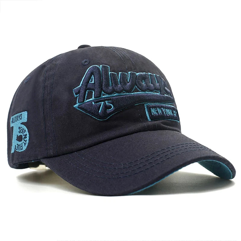 New Outdoor Cotton Golf Cap For Women Fashion Casual Retro Embroidery Men's Cap Sports