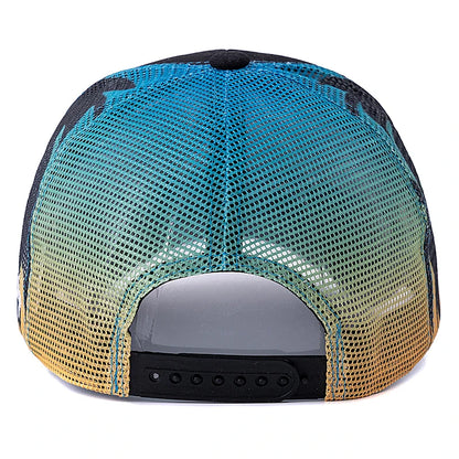 Unisex Baseball Cap Coconut Tree Pattern Outdoor Summer For Men And Women