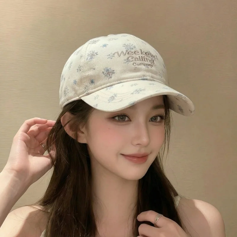 Floral Soft Top Hat Small Korean