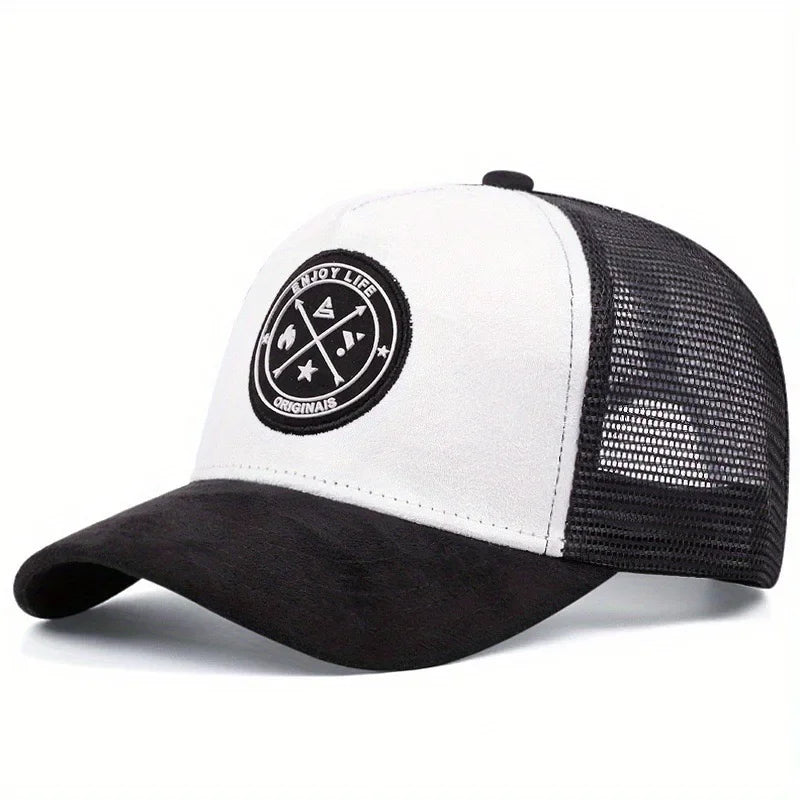 Unisex Fashion Cap Enjoy Life Letter Patch Baseball Caps Men Women