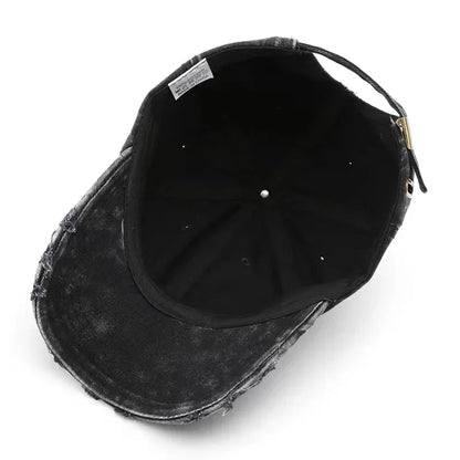 Japanese New Washed Denim Baseball Caps Men Women