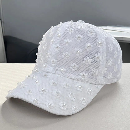 Fashion Embroidery Lace Baseball Cap Adjustable