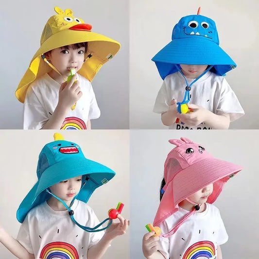 Summer Children's Sun Hat Foldable Baby Beach Hat