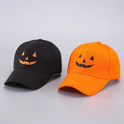 Skull Baseball Cap Halloween Party Funny Scary Expression Design Costume Party Accessories For Men Women Unisex