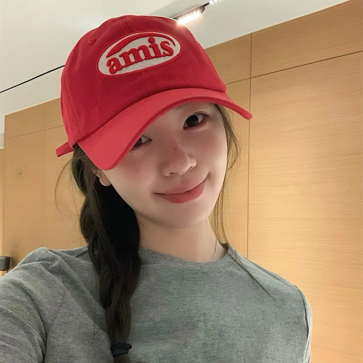 Korean Hat Spring/Summer Women's Versatile Big Head Circumference Baseball Hat