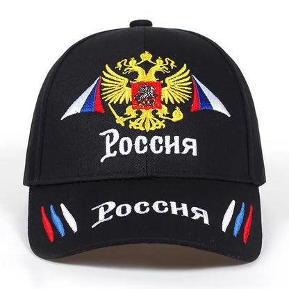 Russia Baseball Caps Russia Badge Embroidery Golf Caps