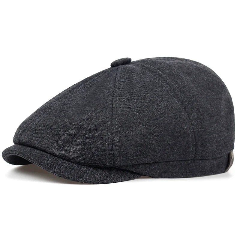 Retro Newsboy Caps Men Octagonal Hats British Painters Hats
