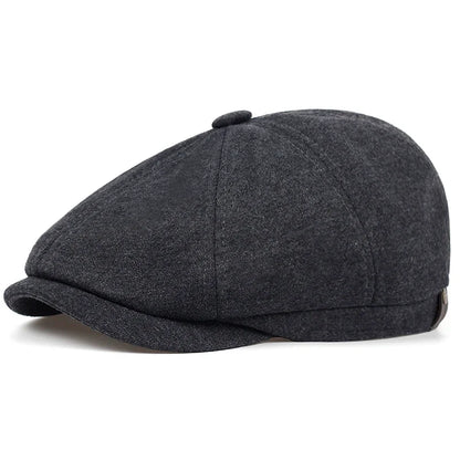 Retro Newsboy Caps Men Octagonal Hats British Painters Hats