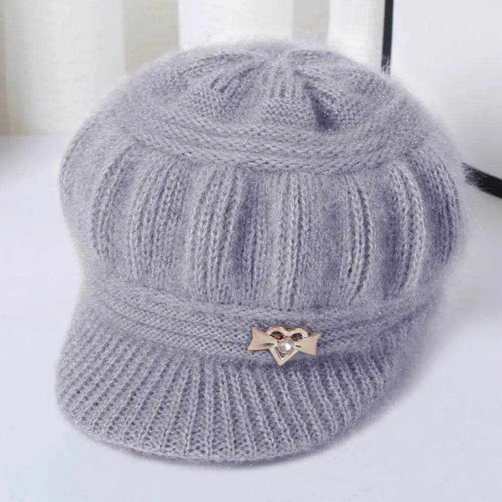 Knitted Knitted Hat Fashion Ear Guard Keep Warm Peaked Cap
