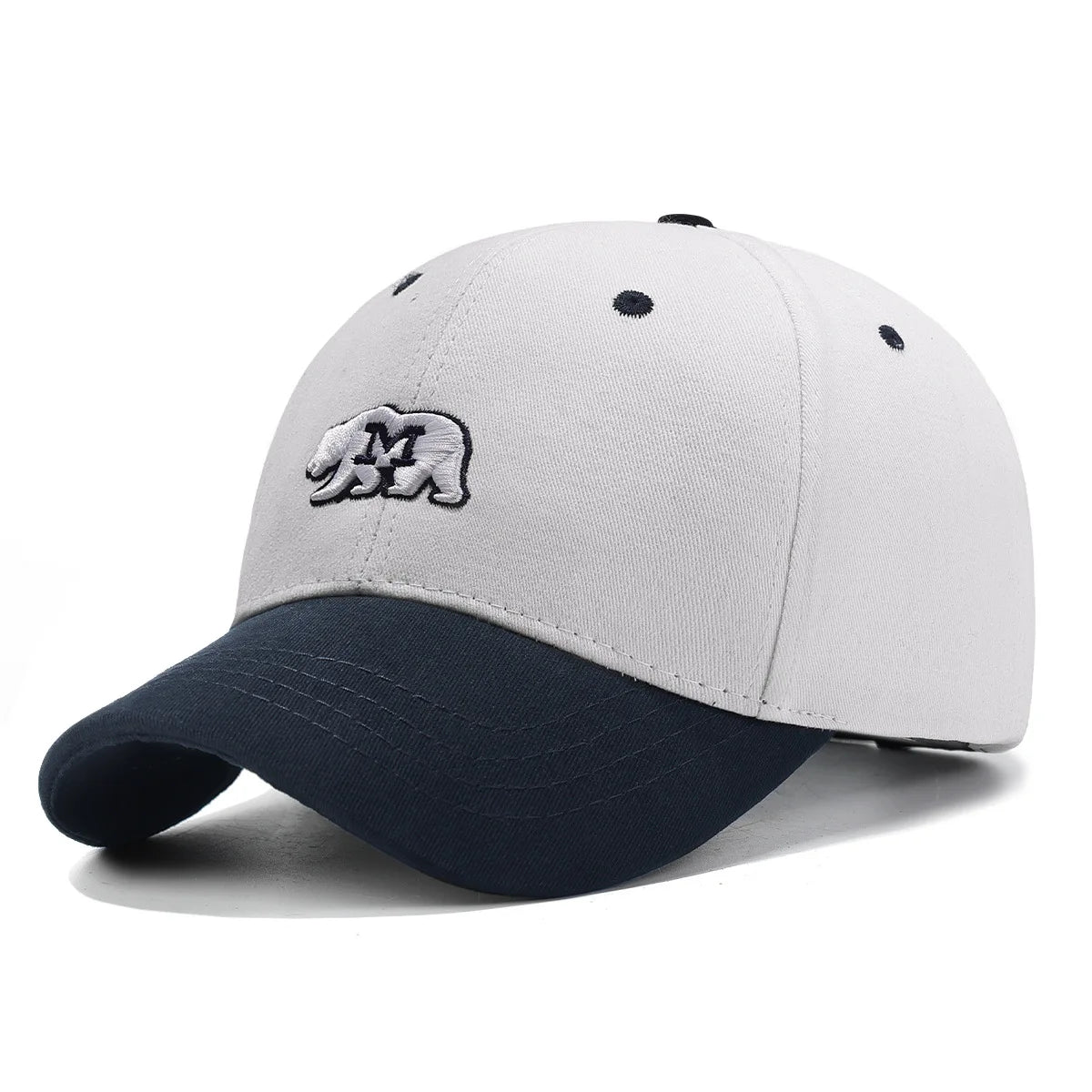 New Four Season Workwear Short-Brim Baseball Cap Breathable Duckbill Hat Outdoor Fishing Sun Hat