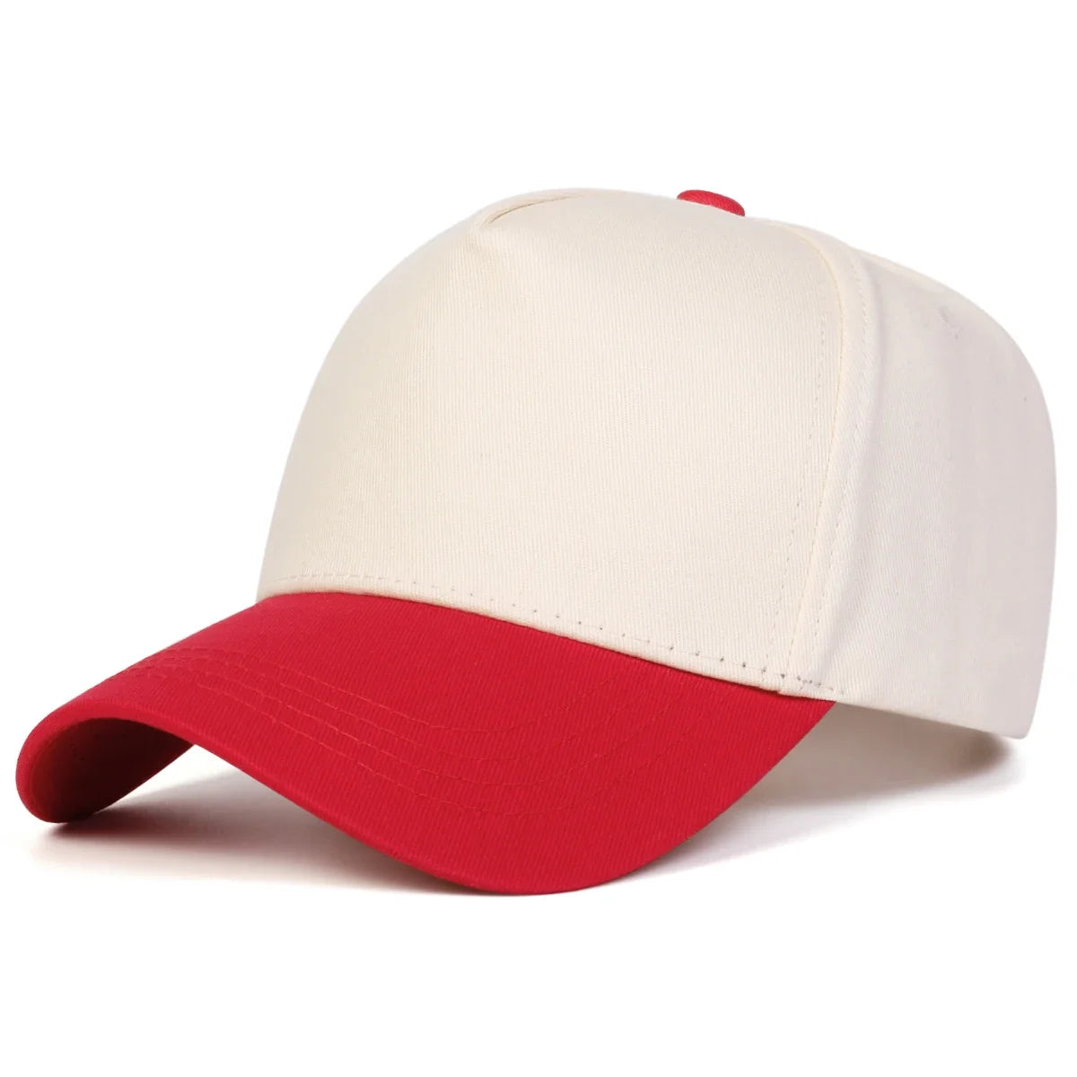 Unisex Light Panel Color Blocked Baseball Caps Spring Autumn