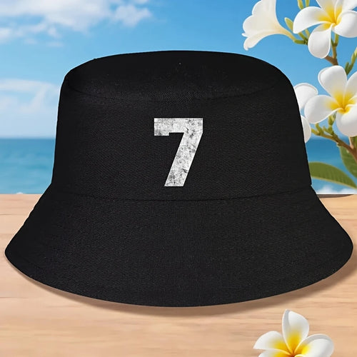 Vintage Lucky Number 7 Bucket Hat