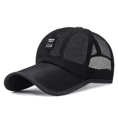 Unisex Cotton Outdoor Space Sun Hat Baseball Cap Snapback Hats Mesh