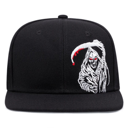 Baseball Hat Reaper Scythe Embroidered Hip Hop