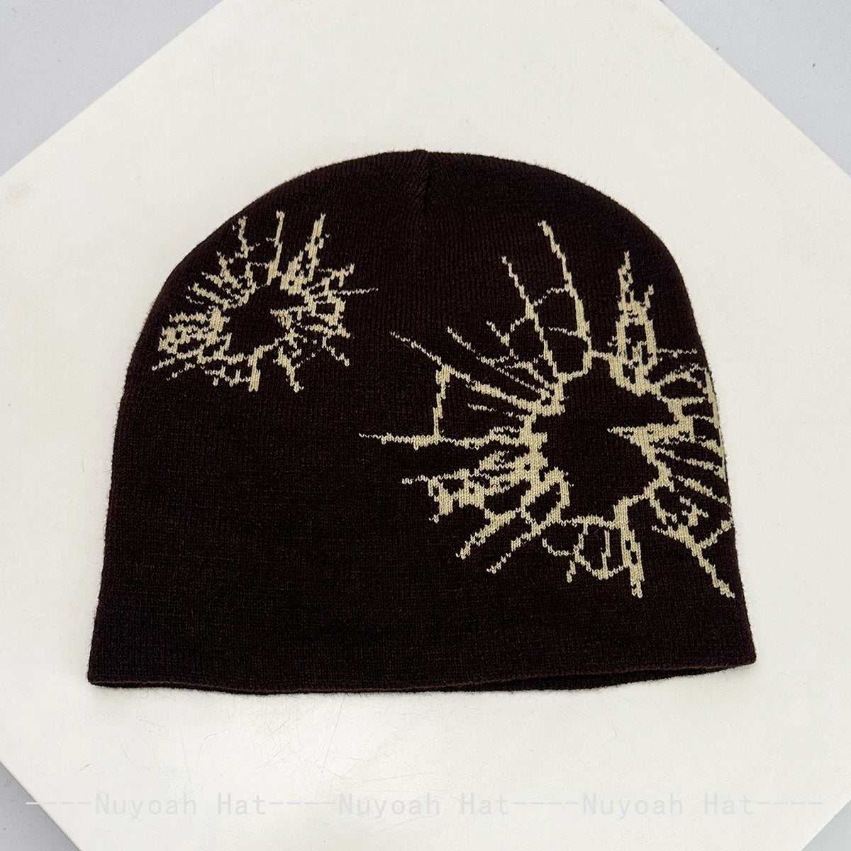New Men Women Color Block Cullet Jacquard Knitted Hats