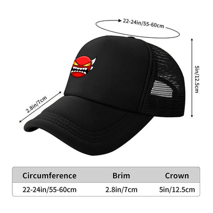 Geometry Dash Insane Demon Baseball Cap