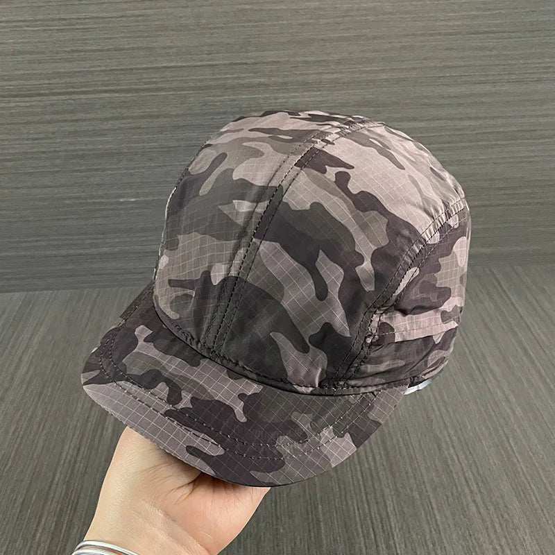 2026 New Summer Fashion Camouflage Plaid Baseball Cap