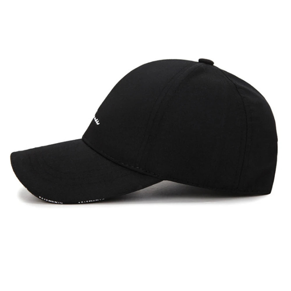 Hat Men and Women Spring and Summer Baseball  Hipster Wild  Black and White