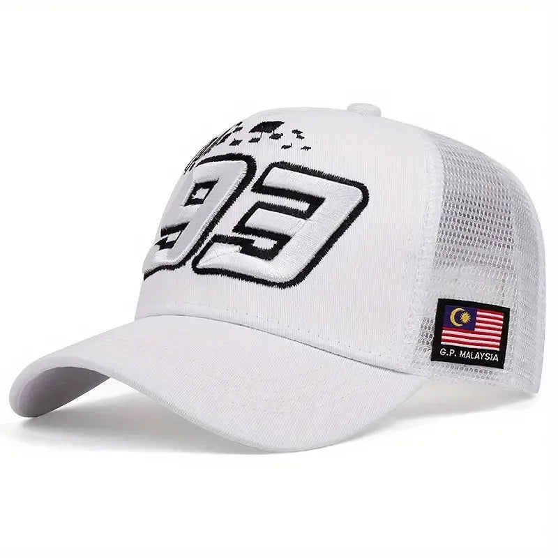 93 racing cap Motorcycle Hat Men's and Women's