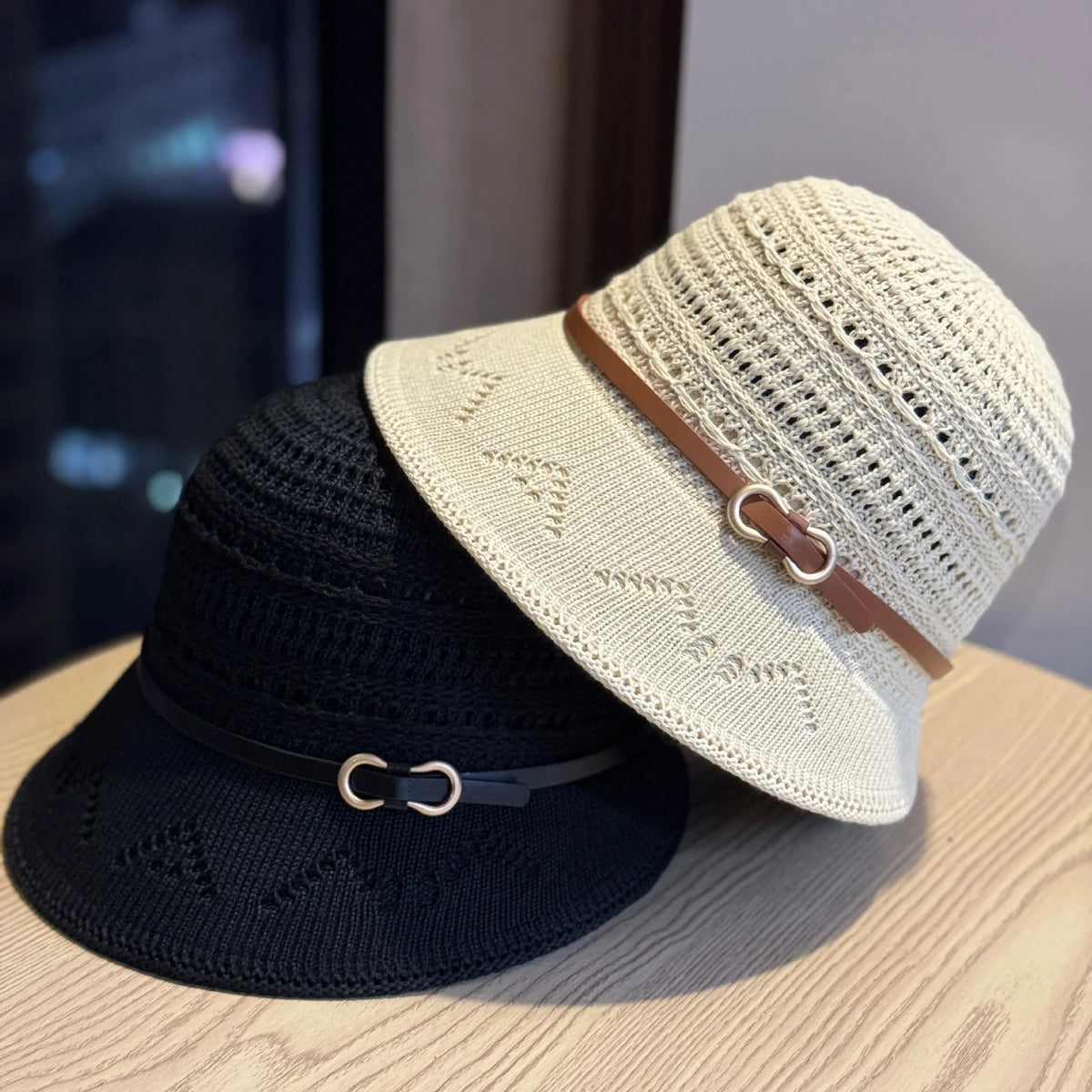2026 Spring French Knitted Bucket Hat
