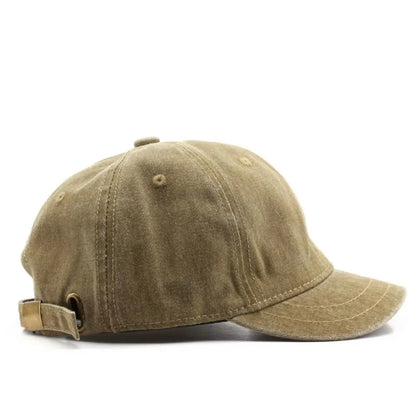 Fashion Dad Hat Snapback Cap Washed Cotton Adjustable