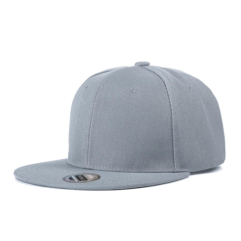 Cap Plain Snapback Hat Men Women