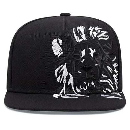 Men Women Lion Embroidered Baseball Cap Summer Outdoor Hat Hip Hop
