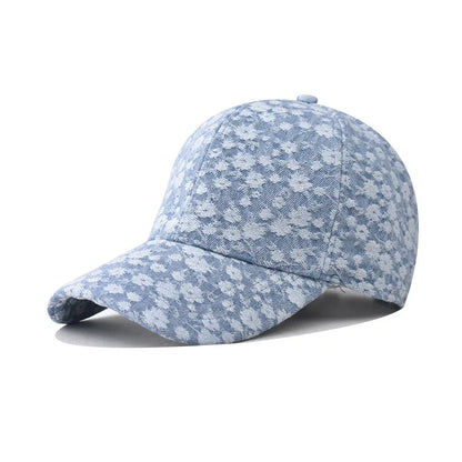 Denim Unstructured Baseball Cap For Men Women